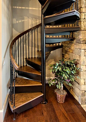 Compact Loft Stairs with Storage