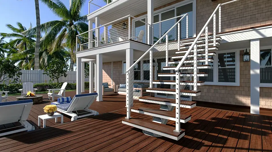 Wingate Steps Winchester Straight Stair Option | Paragon Stairs