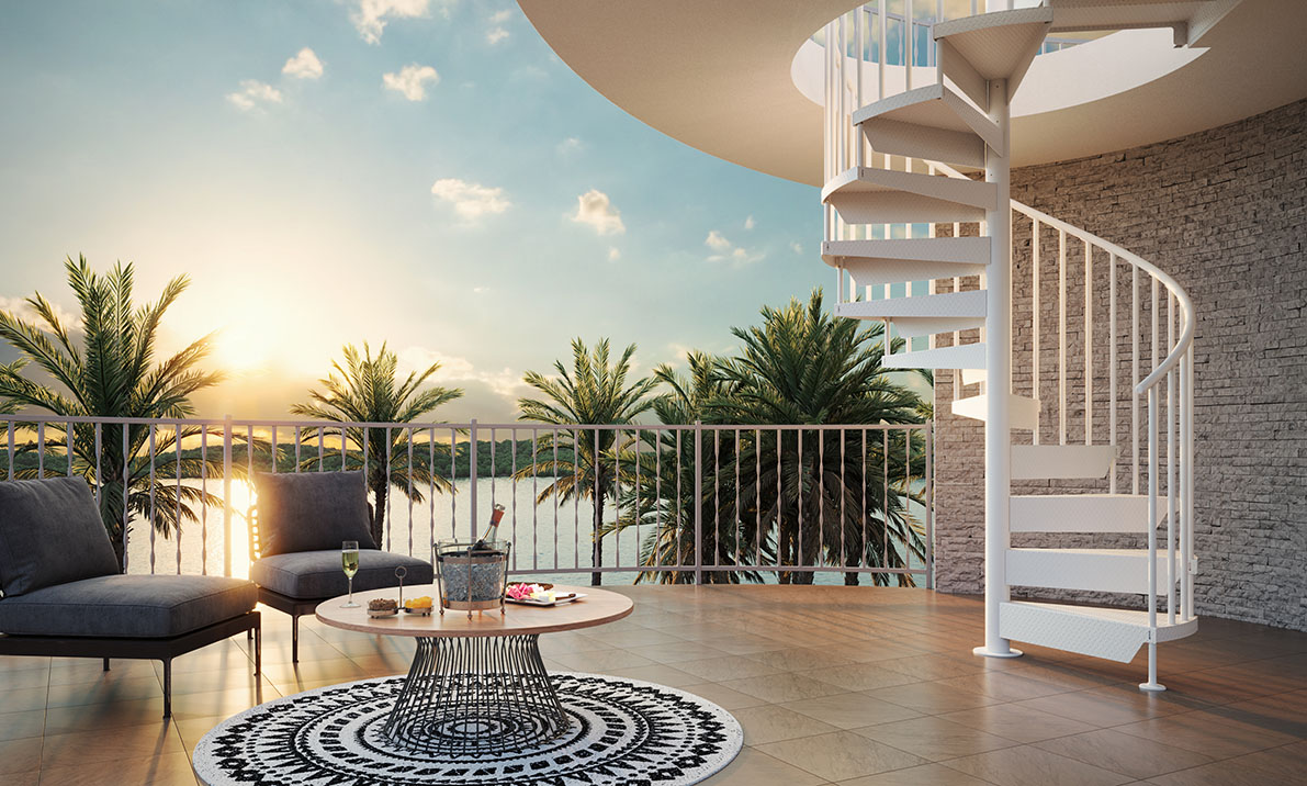contact paragon stairs for spiral stairs and floating stairs needs