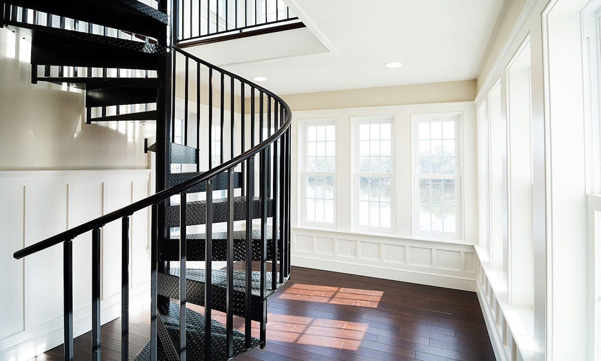 metal spiral staircases custom manufactured for any construction or renovation project