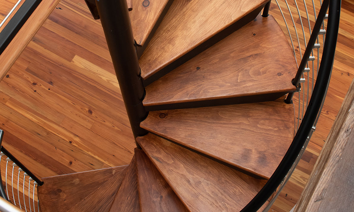 browse spiral stairs by design style