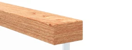 wood handrail option for floating stairs