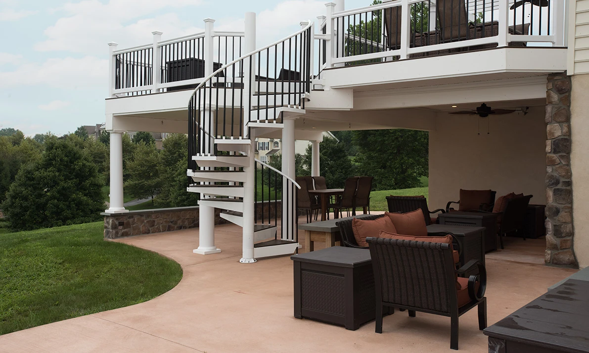 spiral staircases for decks