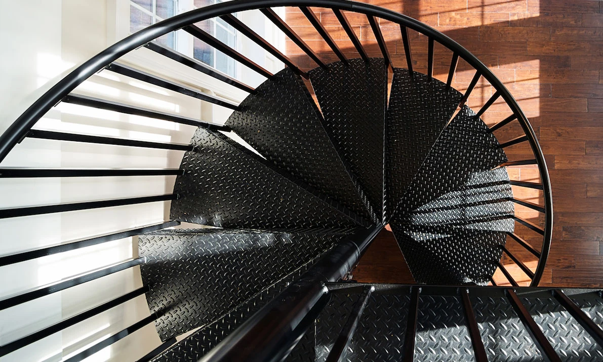 browse metal spiral staircases to customize