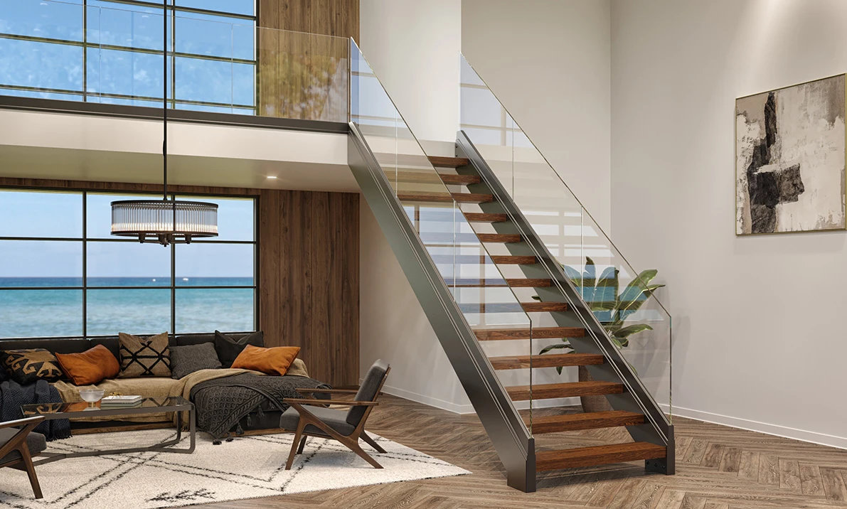 floating staircases for lofts