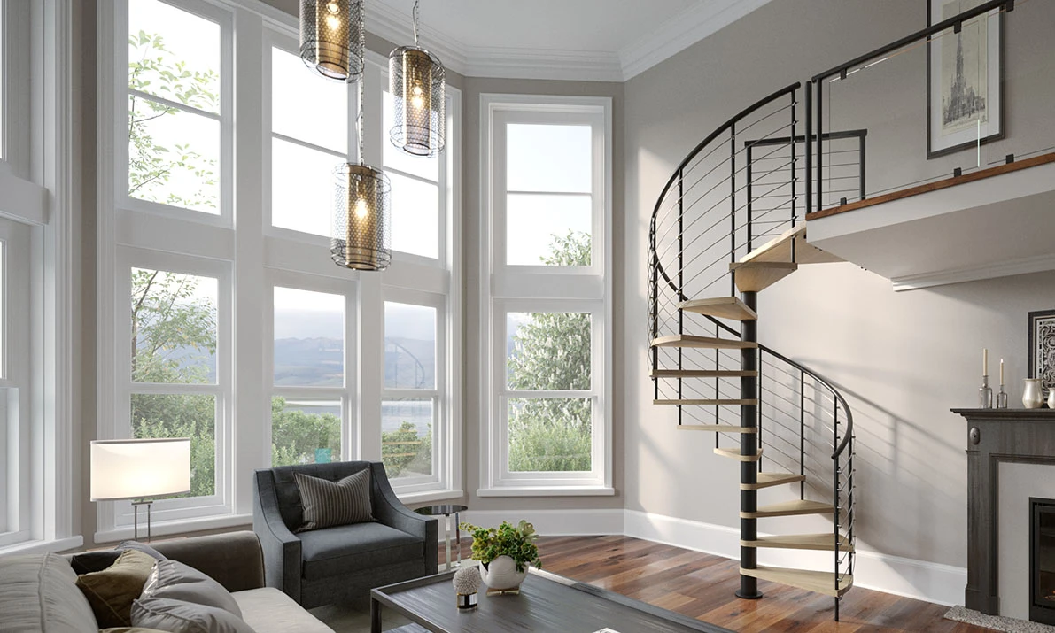 easy installation diy spiral stair kits