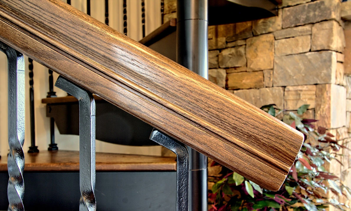 spiral stair handrails