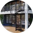 deck spiral stair